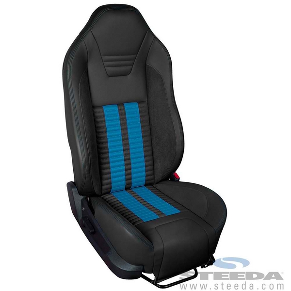 Grabber Blue Airbag Seat Upolstery w/ Seat Foam